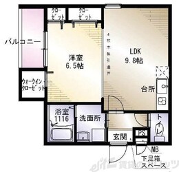 （仮称）フジパレス桜井四丁目Ａ棟の物件間取画像